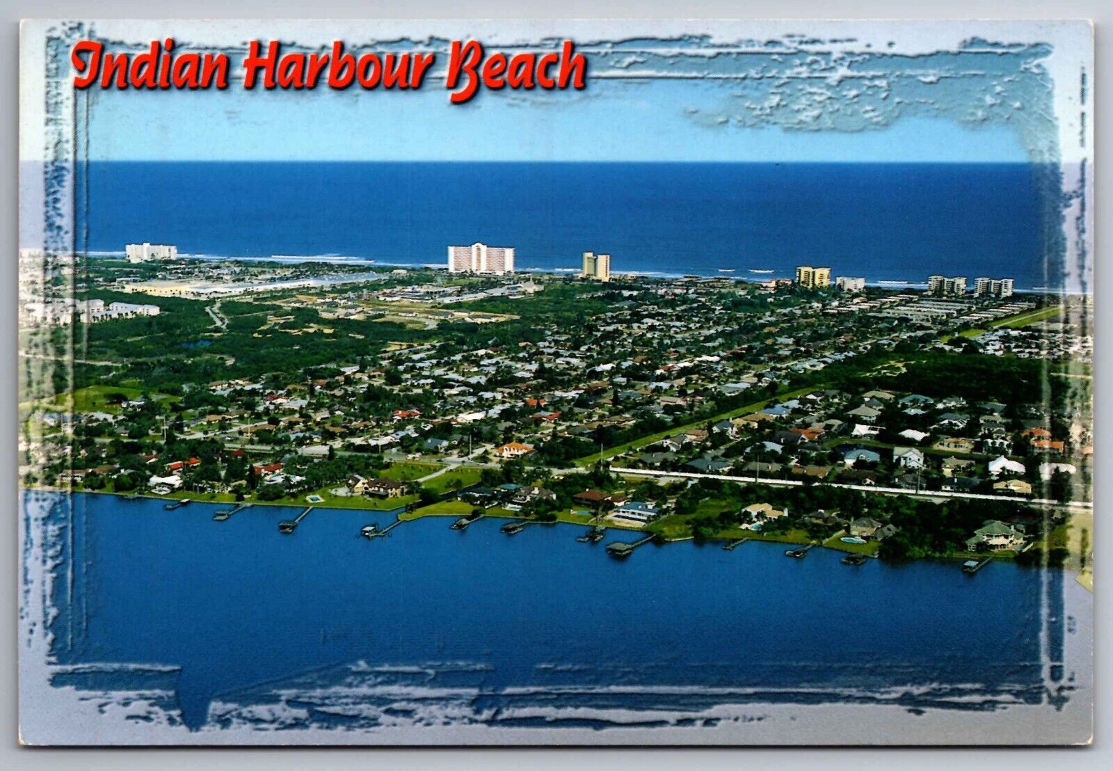 Postcard Greetings from Indian Harbour Beach Florida     A 19