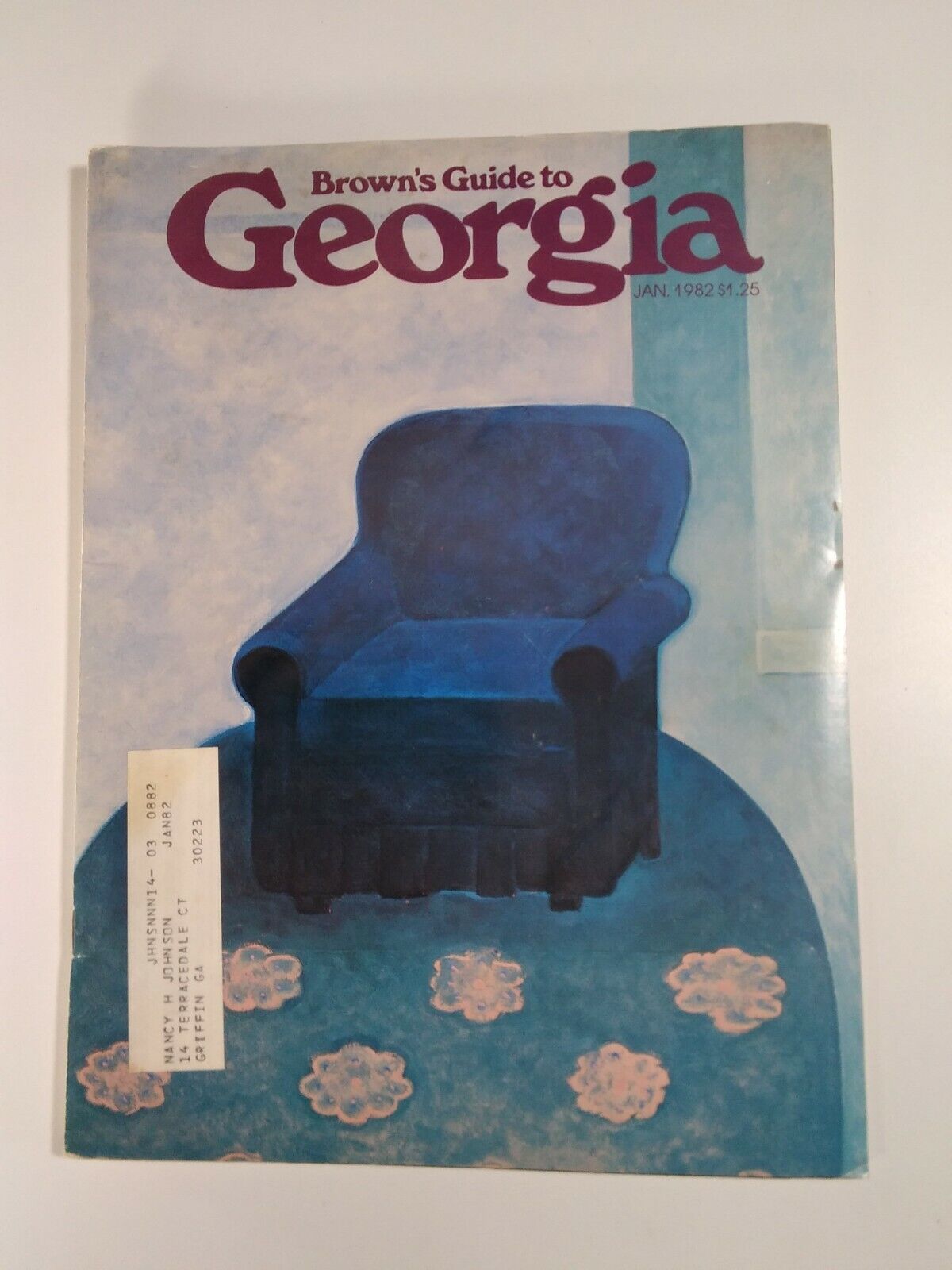 Georgia Brown\'s Guide Magazine Vtg 1982 Rare Ads ATL Newnan Cumming Barnesville