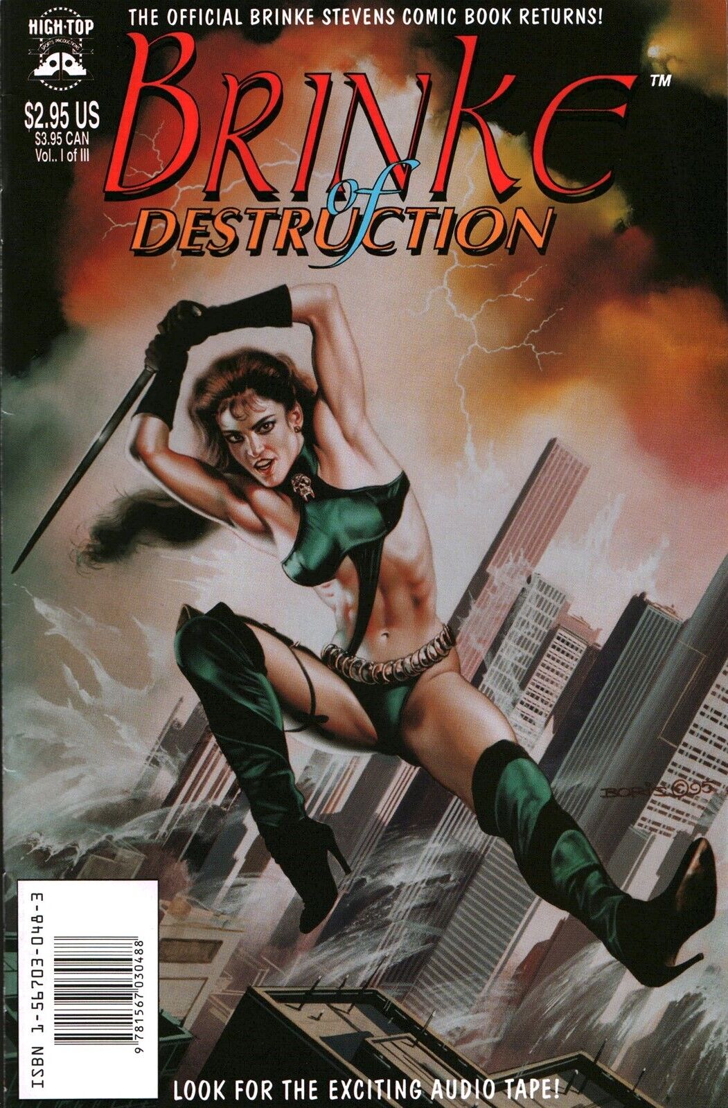 High-Top Sports Productions Brinke Of Destruction Comic Book #1 (1995)