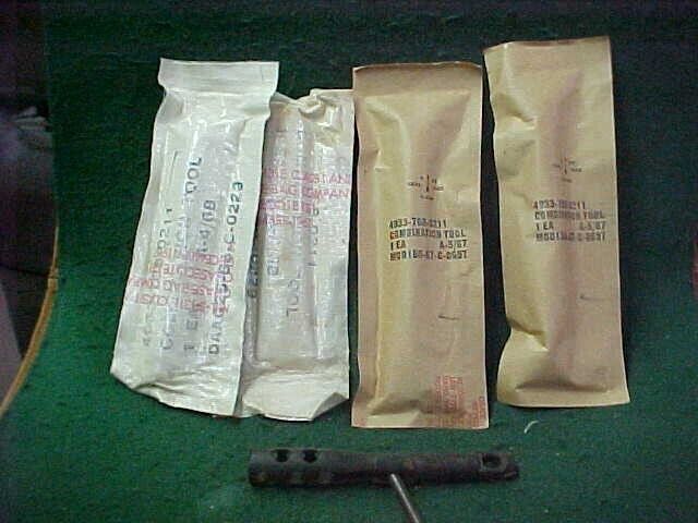 USGI 7.62MM 308 Rifle Combination Tool Cleaning Rod Handle NOS NIW, Ten in lot