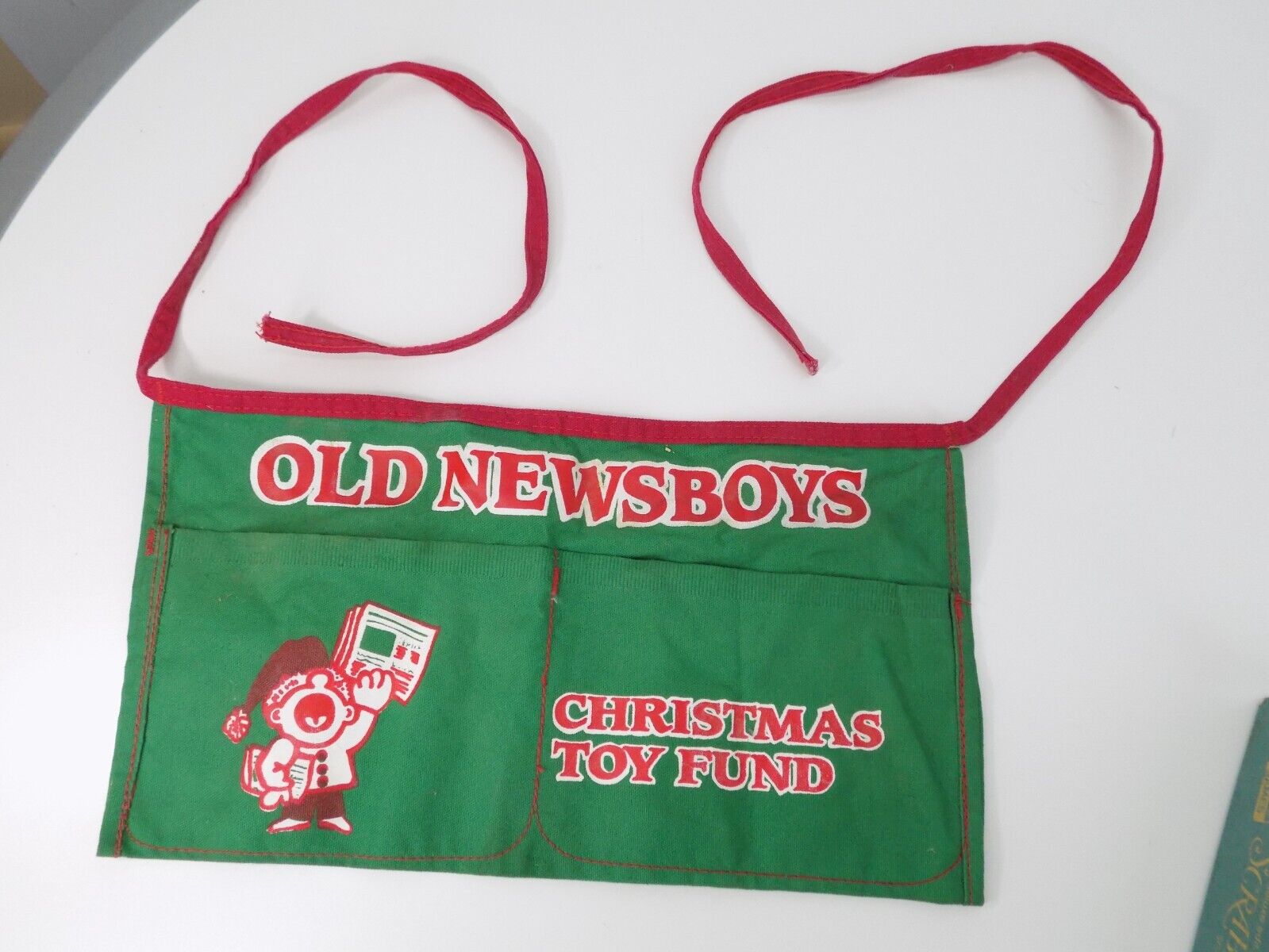 Syracuse Post Standard Old-Newsboys-Christmas-Fund Apron Nail Bag