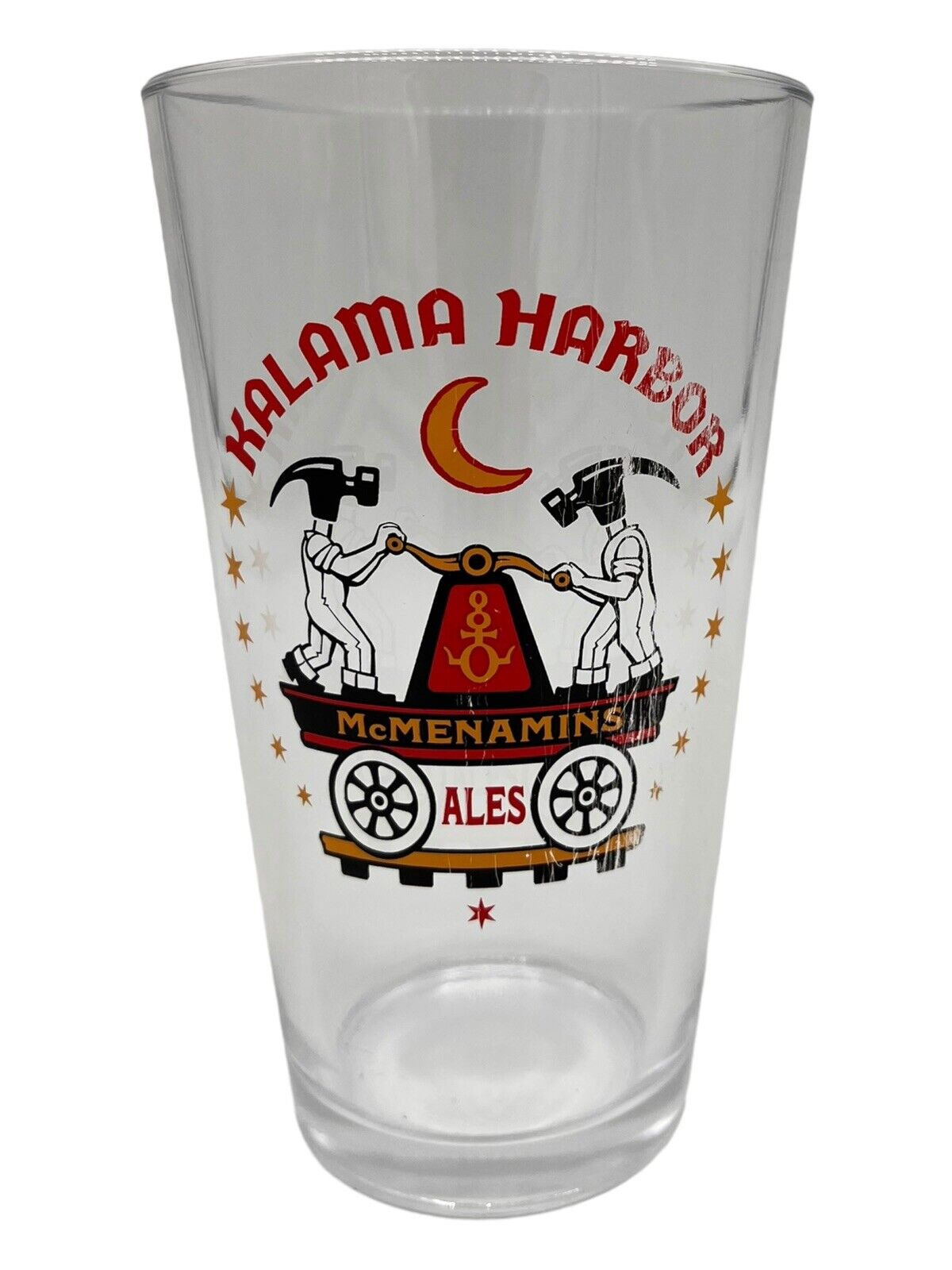 Vintage McMenamins Kalama Harbor Ales Pint Glass - Collectible Barware