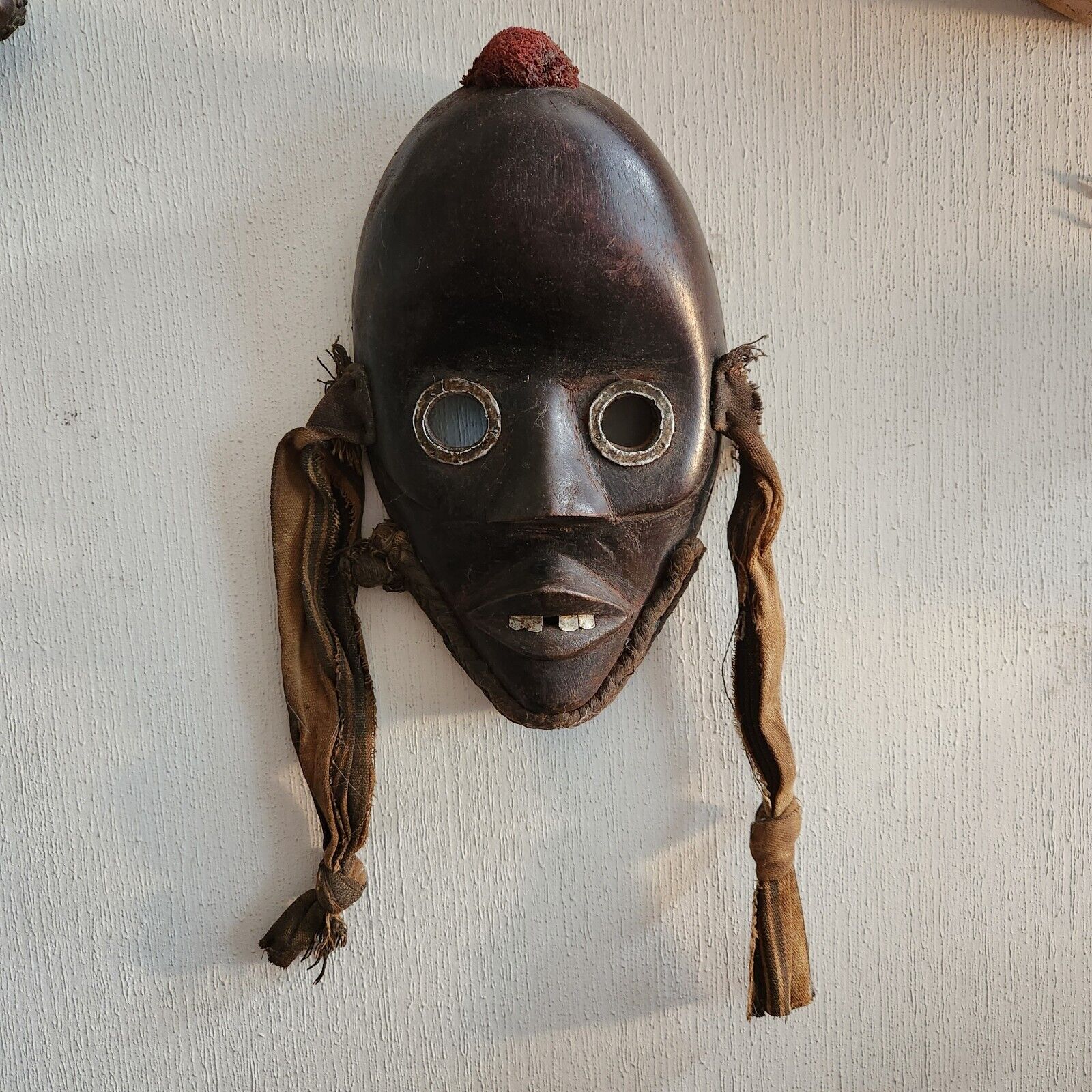 Very old, but well preserved Dan Rasta mask from Ivory Coast.