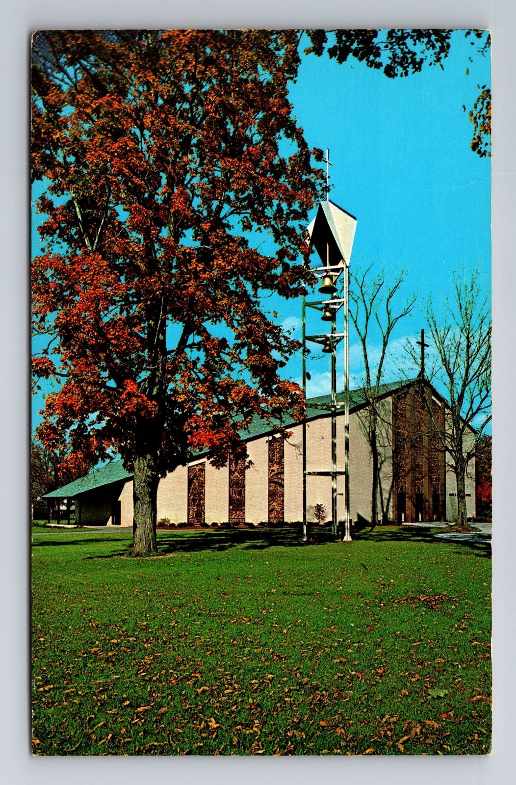 Utica NY- New York, Our Lady Of Lourdes Roman Catholic Church, Vintage Postcard