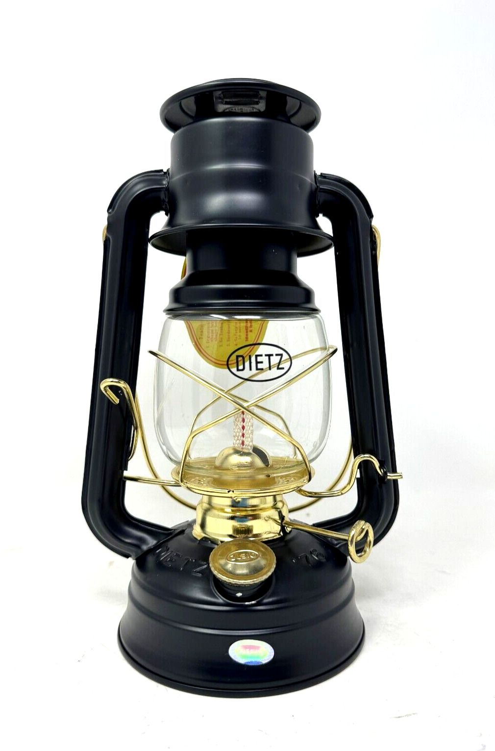 Dietz Oil Lamp #76 Black and Gold \