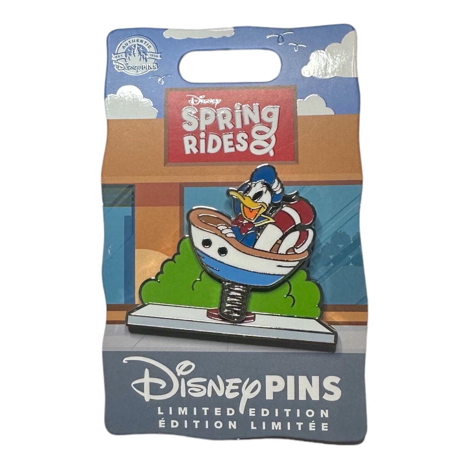 2024 Disney Parks Spring Rides Series Pin - Donald Duck LE 4,000