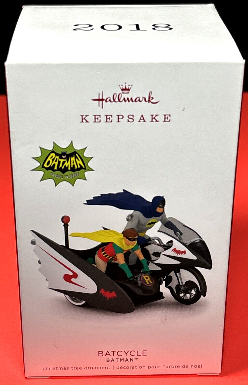 2018 “Bat Cycle” Hallmark/Keepsake Christmas Ornament BATMAN.