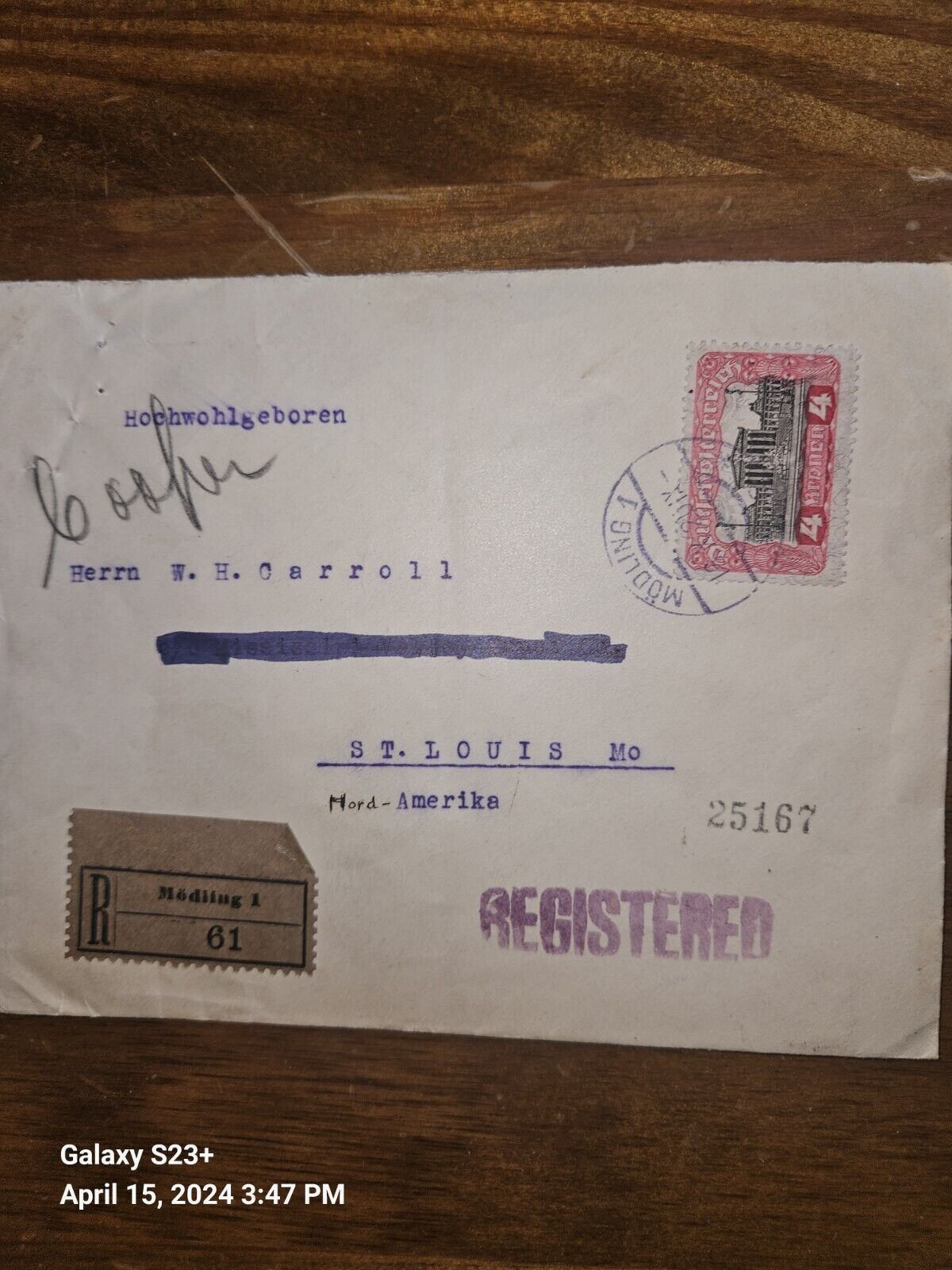 Antique German Envelope