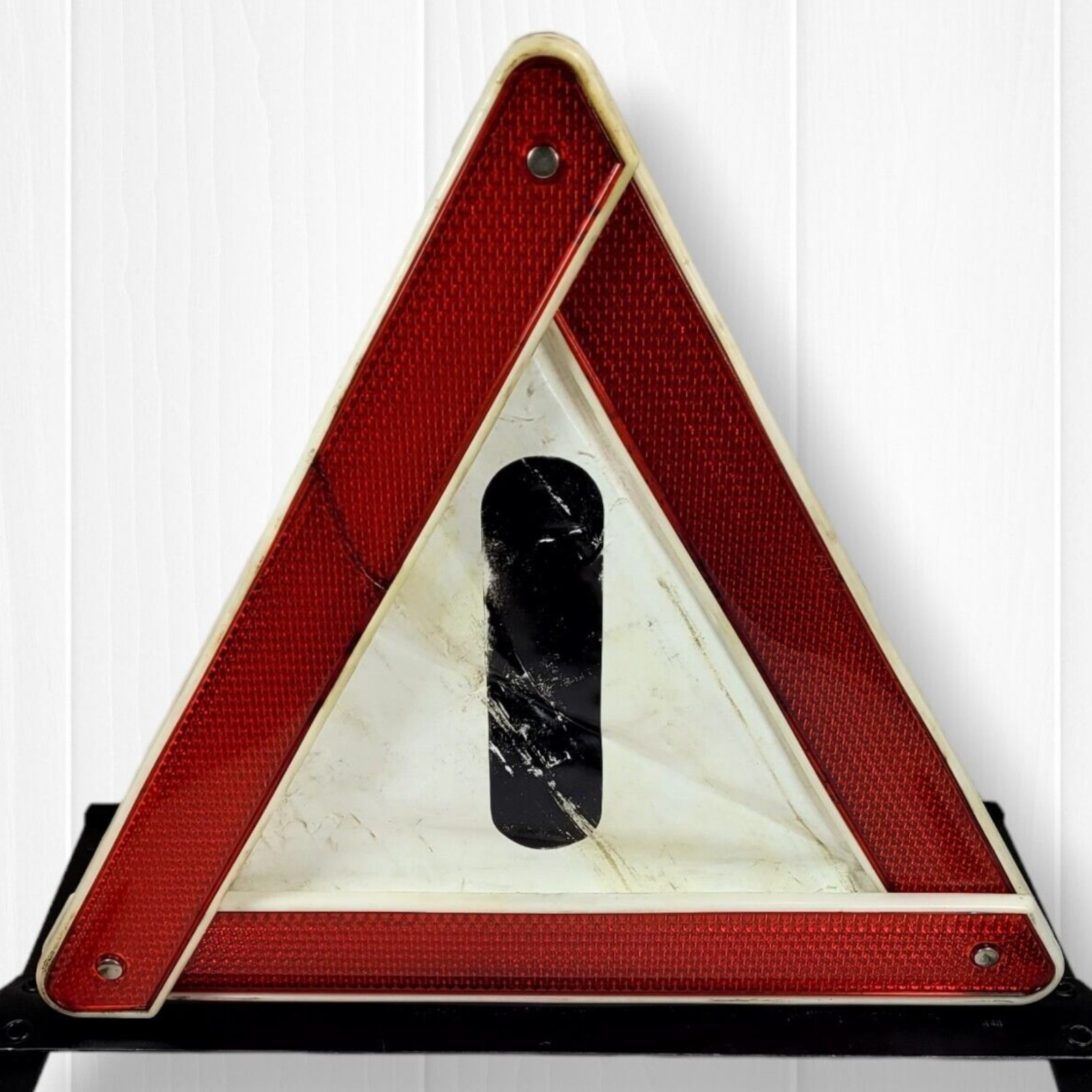 WEGU Warning Triangle Safety Road Hazard Gear Vintage German Auto Warndreieck