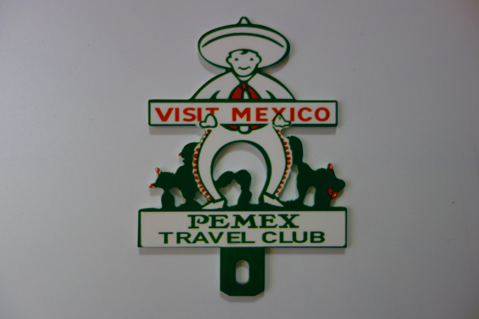 VISIT MEXICO PEMEX TRAVEL CLUB License Plate Topper 4\