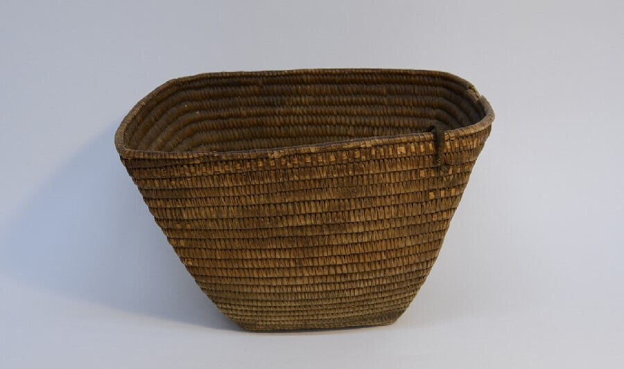 Antique Salish Basket; ca. 1890; 7 1/4\