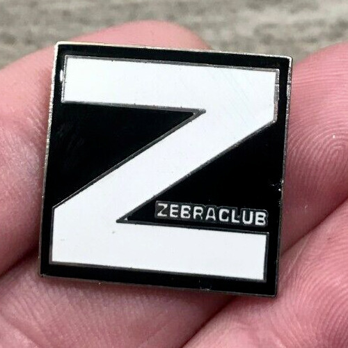 Zebraclub Letter Z Lapel Hat Vest Shirt Jacket Backpack Bag Collectible Pin