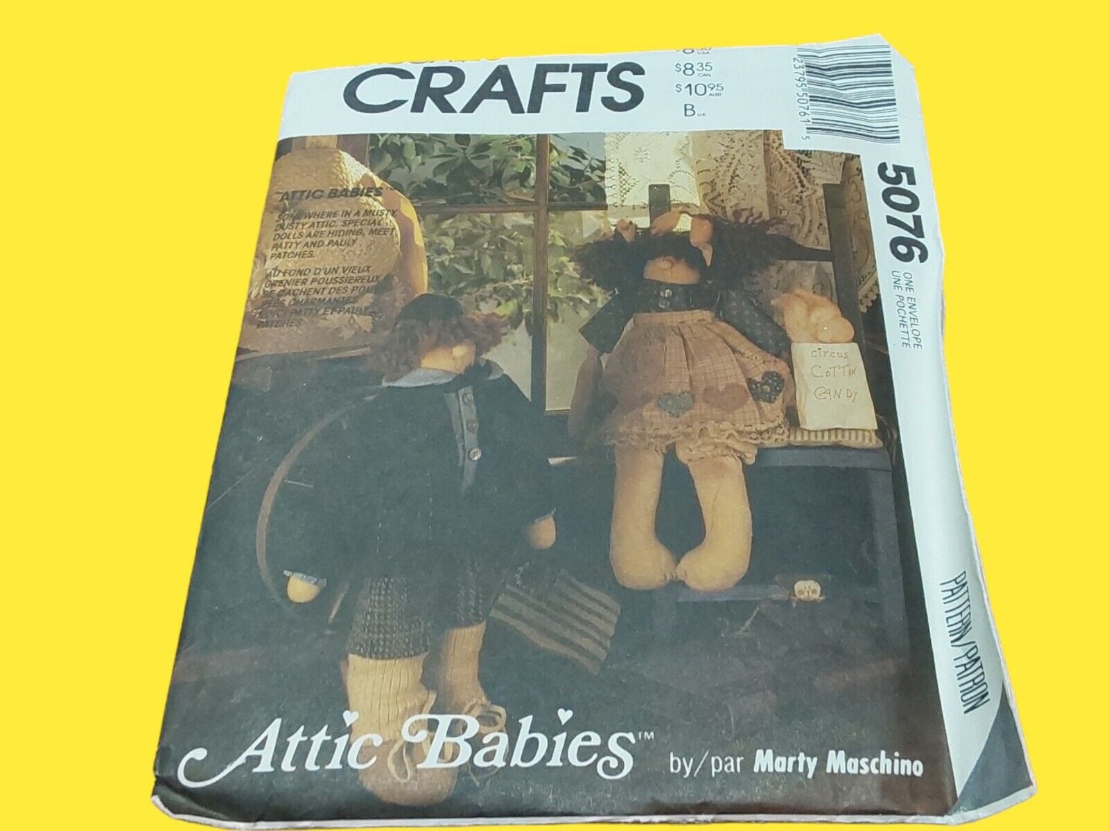 McCall\'s Attic Babies Dolls and Clothes Pattern 5076  Size 18\