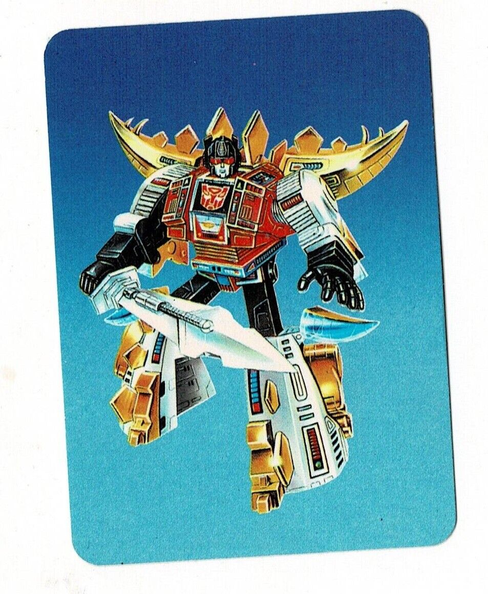 Smokescreen Autobot #8 Vintage 1985 Transformers Milton Bradley Action Cards