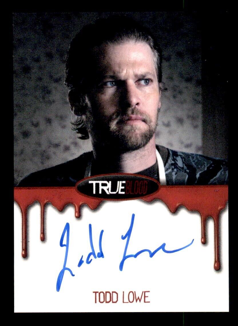 2012 True Blood: Premiere Edition Todd Lowe Authentic Autograph Card 