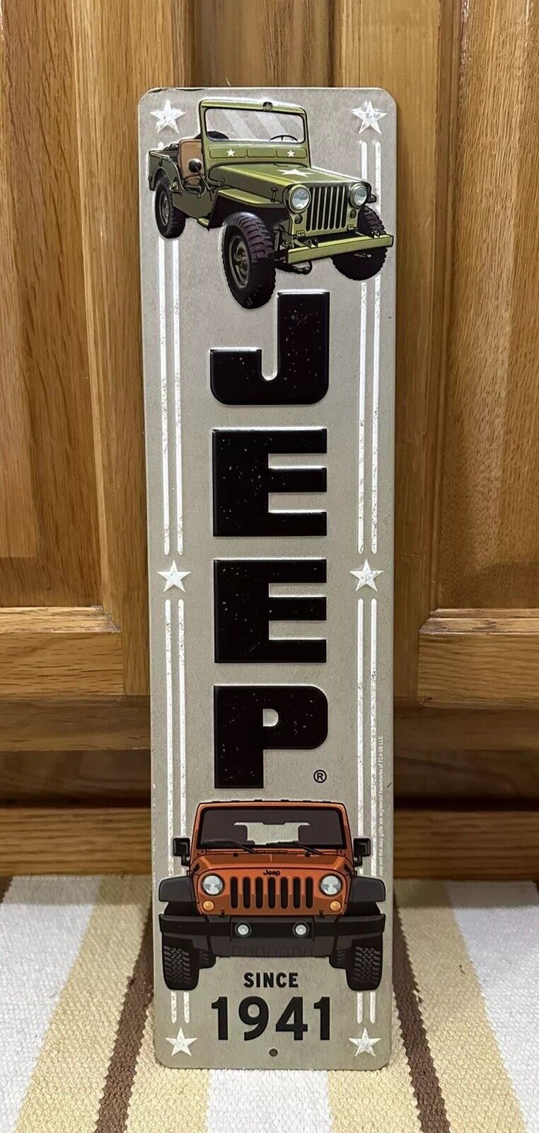 Jeep Metal Sign Lift Kit Off Road 4x4 Tire Motor Parts Vintage Style Wall Decor