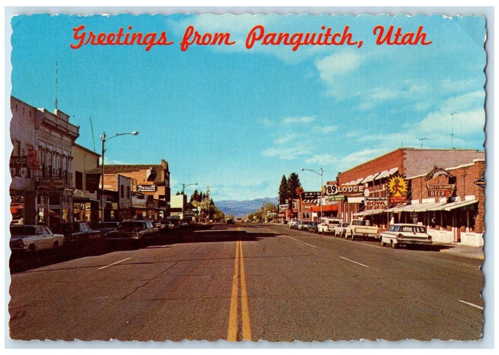 c1960 Gateway Bryce Canyon National Park Panguitch Utah Vintage Antique Postcard