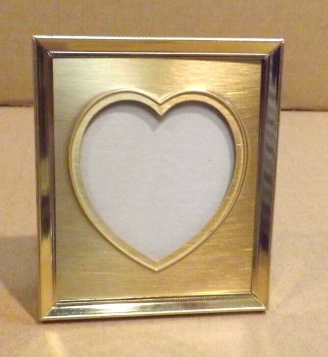 Brass Pictures Frame - Small Heart