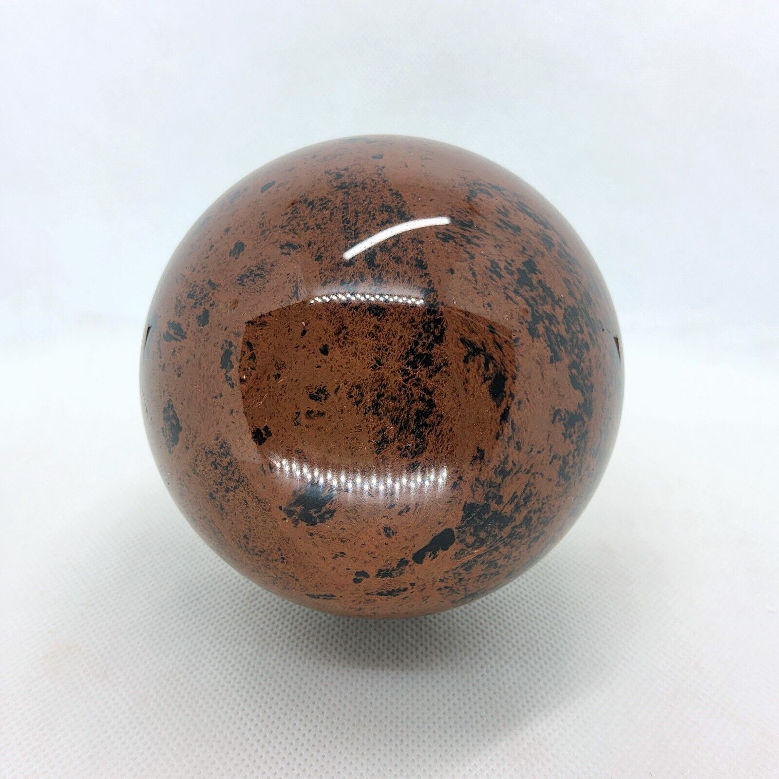 Mahogany Obsidian, 3 5/8 inch, sphere, ball, specimen, display, gemstone,#R-2737