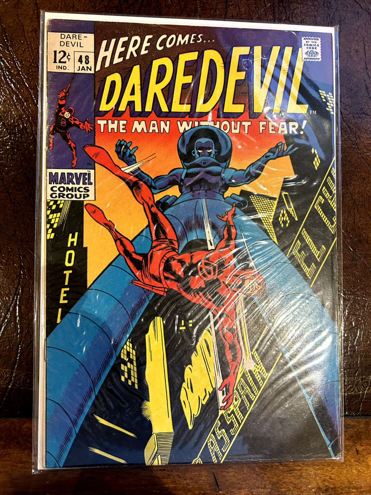 Daredevil #48 vs. Stilt-Man NICE shape Silver Age Marvel Comic Book 1969