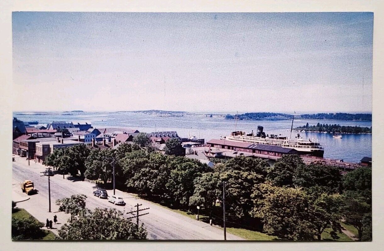 Yarmouth Harbour, Nova Scotia, Canada Postcard