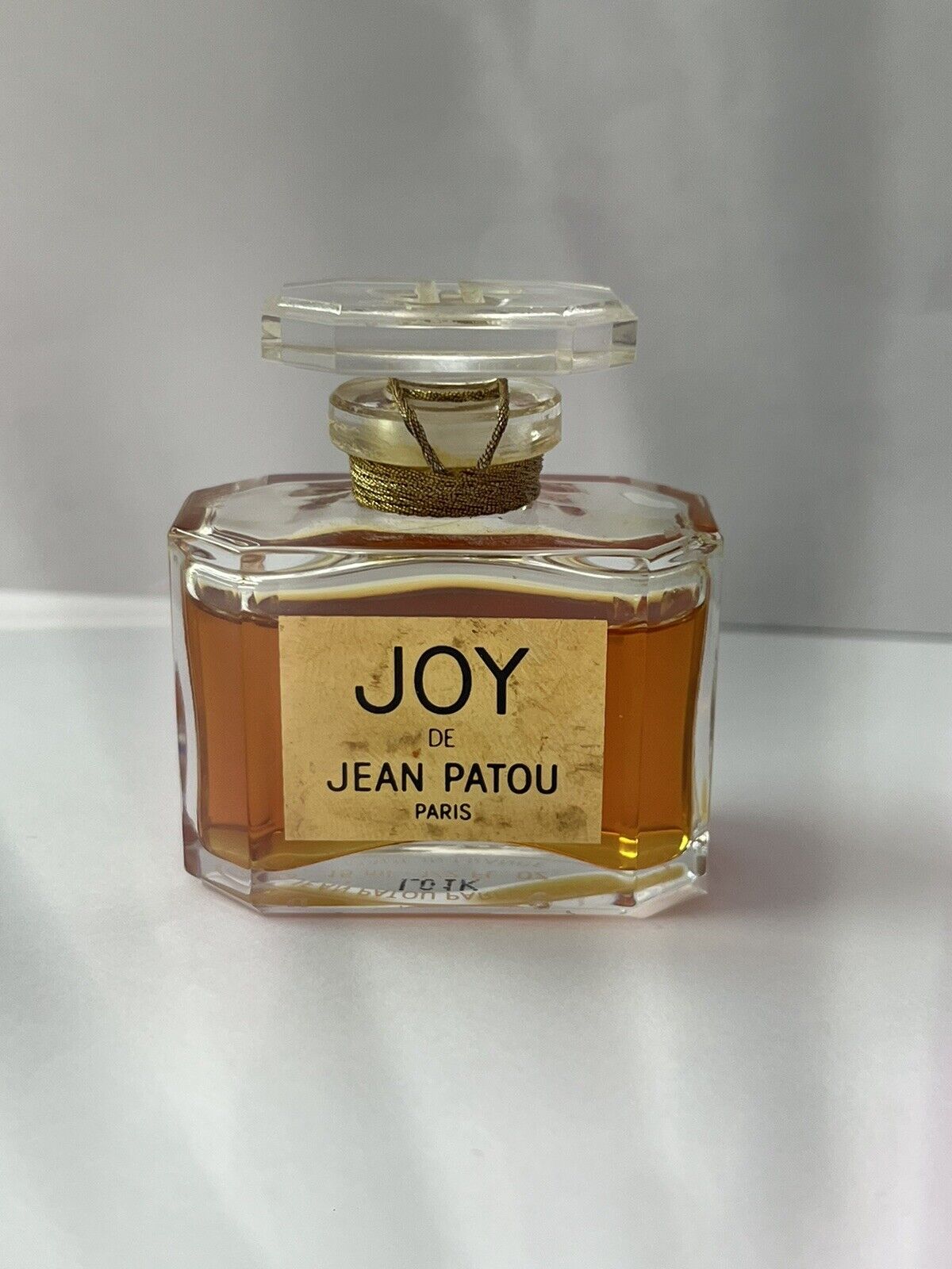 Vintage Joy De Jean Patou Pure Parfum Bottle 15ml .5oz   MADE IN FRANCE