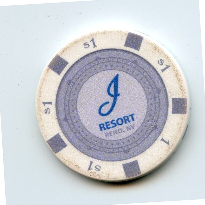1.00 Chip from the J Resort Casino Reno Nevada