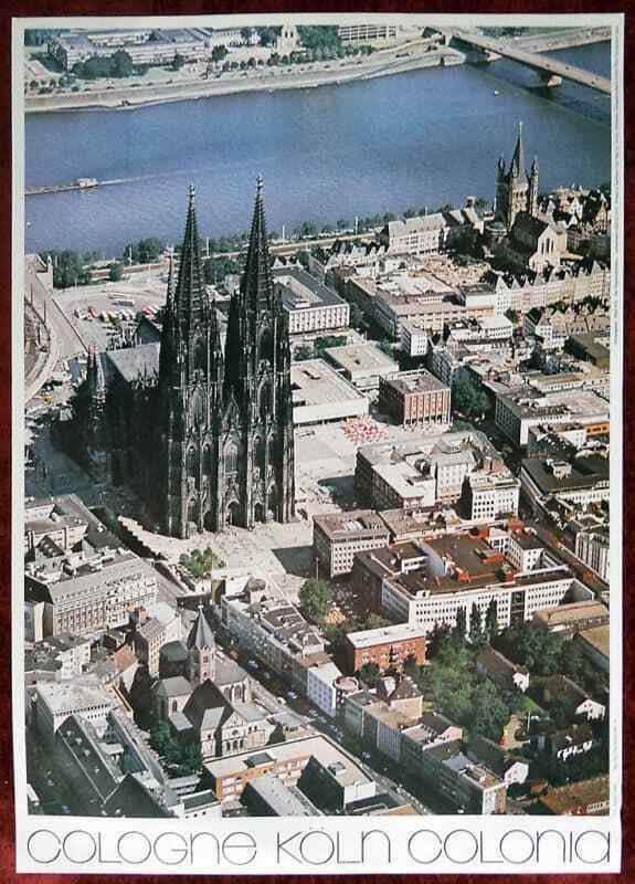 Original Poster Germany Cologne Cathedral River View