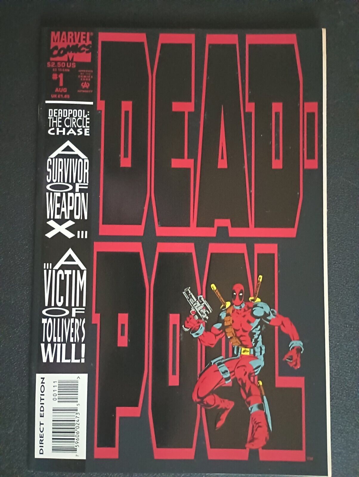 Deadpool The Circle Chase #1 First Solo Series Marvel 1993 VF/NM Condition 