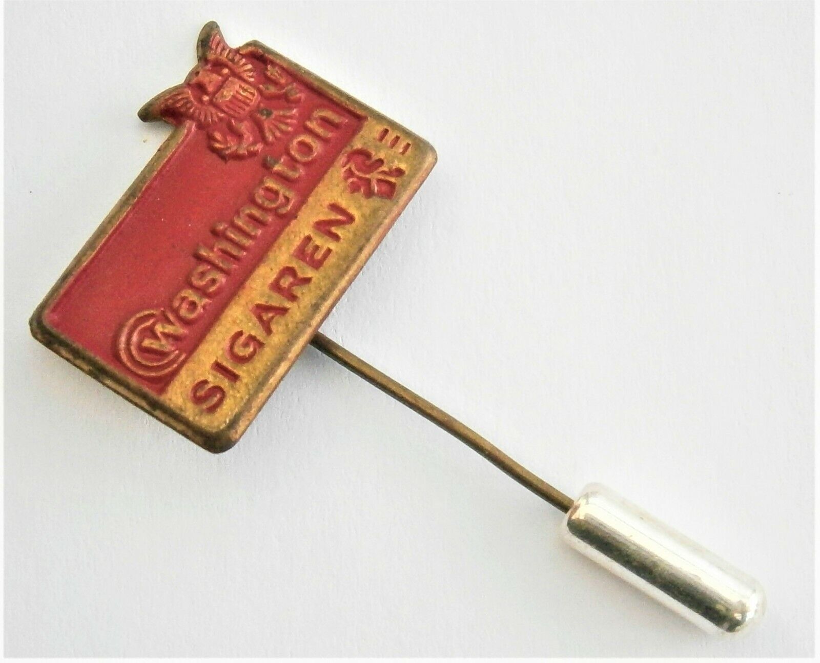 V243) Vintage Washington Sigaren Cigars Tobacco tie lapel pin badge