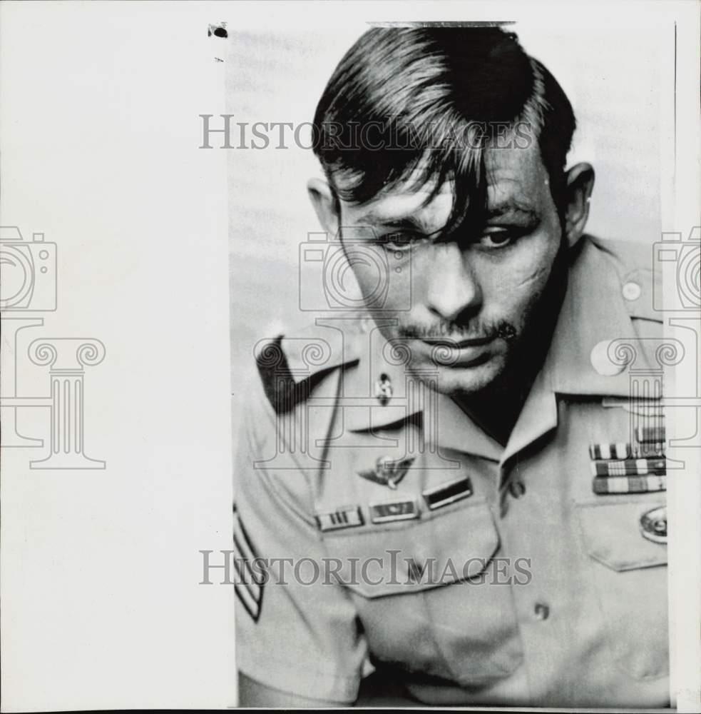 1969 Press Photo Sergeant David Johnson, U.S. Army Deserter from Vietnam