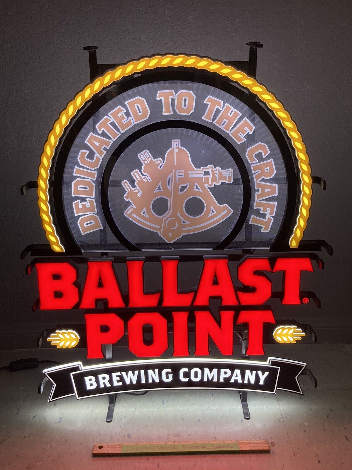 🔥 Ballast Point Dedicated To The Craft Beer LED Sign Light Not Neon Habiscus