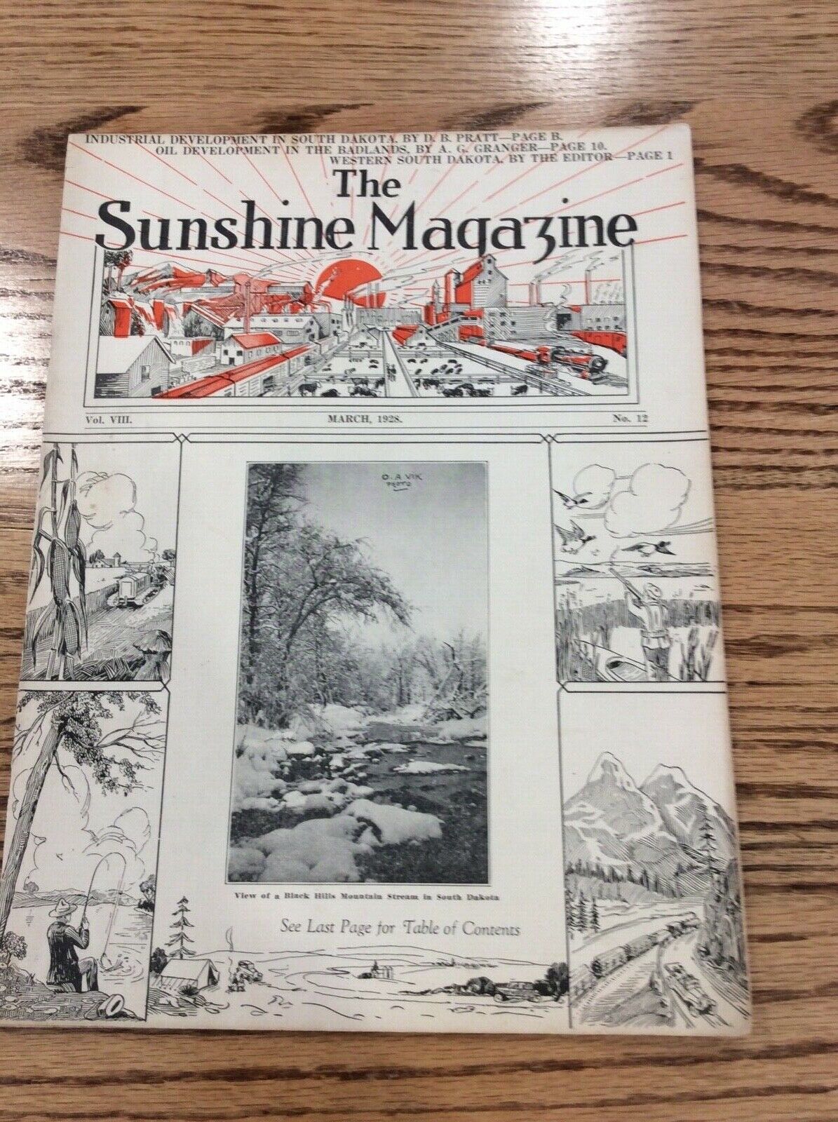1928 March The Sunshine Magazine Huron Wolsey Pierre Sioux Falls South Dakota