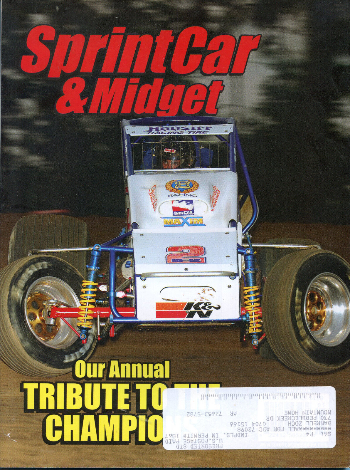 January 2006 Sprint Car & Midget Magazine Tribute to the Champions Box 605