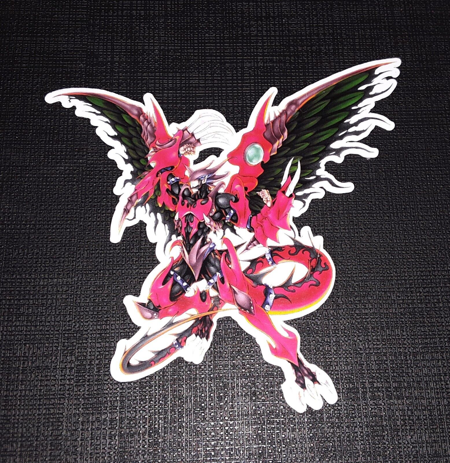 Yugioh Destiny HERO - Destroyer Phoenix Enforcer Glossy Sticker Anime Waterproof