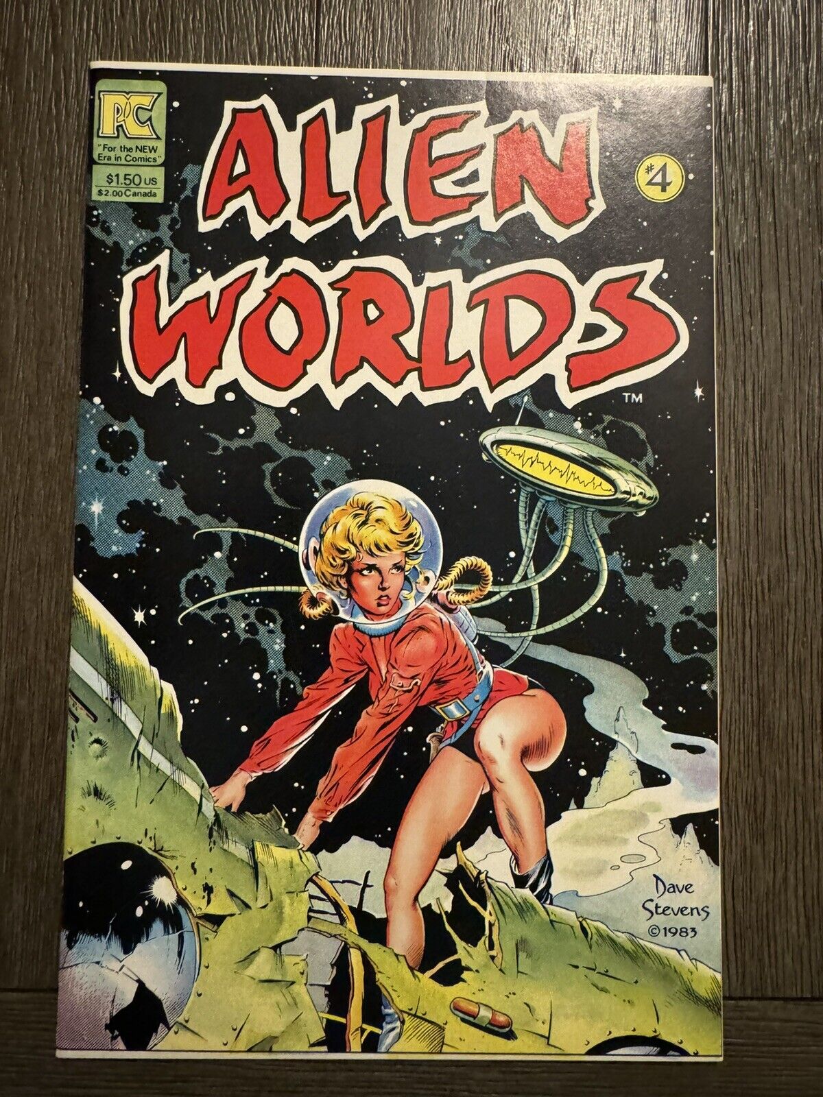 Alien Worlds #4 NM Dave Stevens GGA cover Pacific Comics 1983
