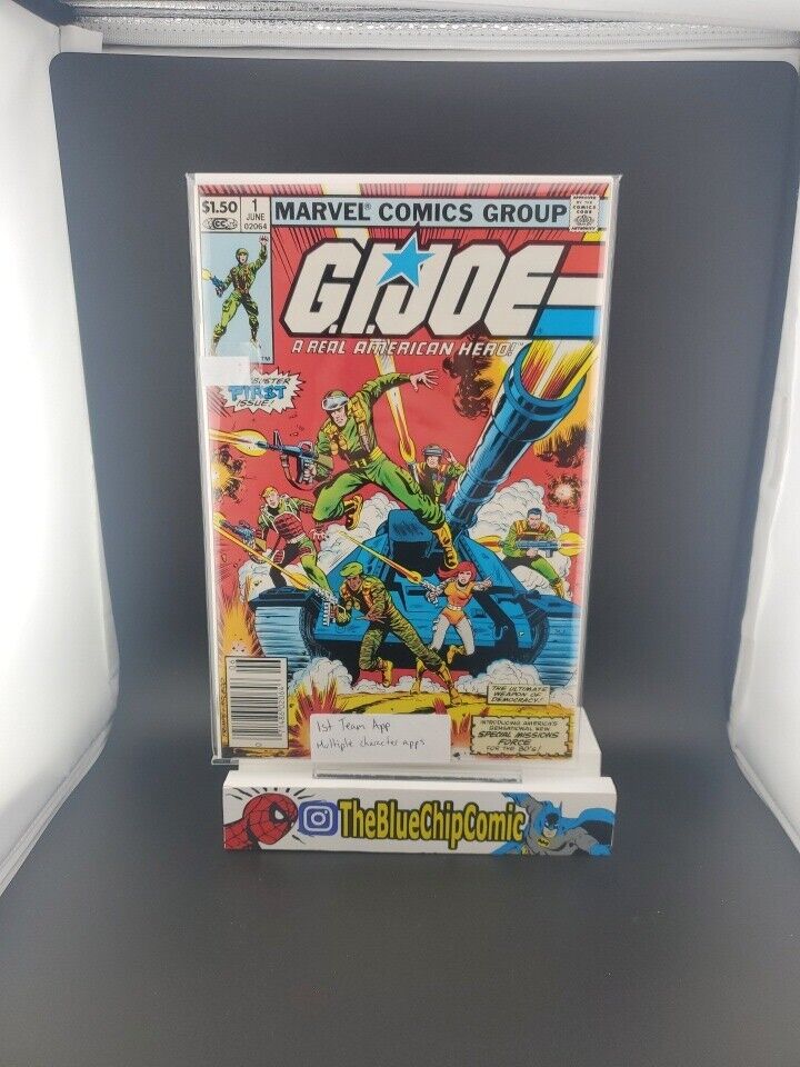 Vintage G.I. JOE COMIC FIRST ISSUE June 1 1982 Vol. 1, No. 1 MOVIE