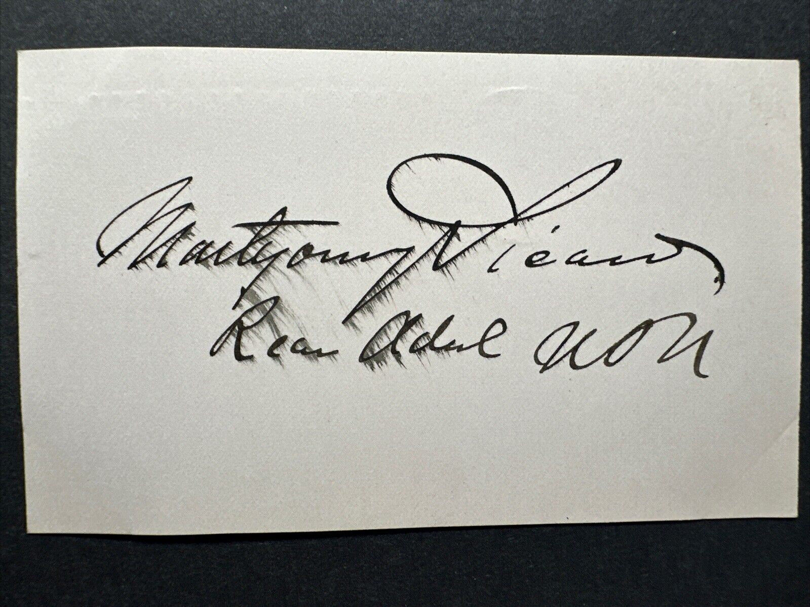 US NAVY Rear Admiral MONTGOMERY SICARD Signed Autograph Civil War USN