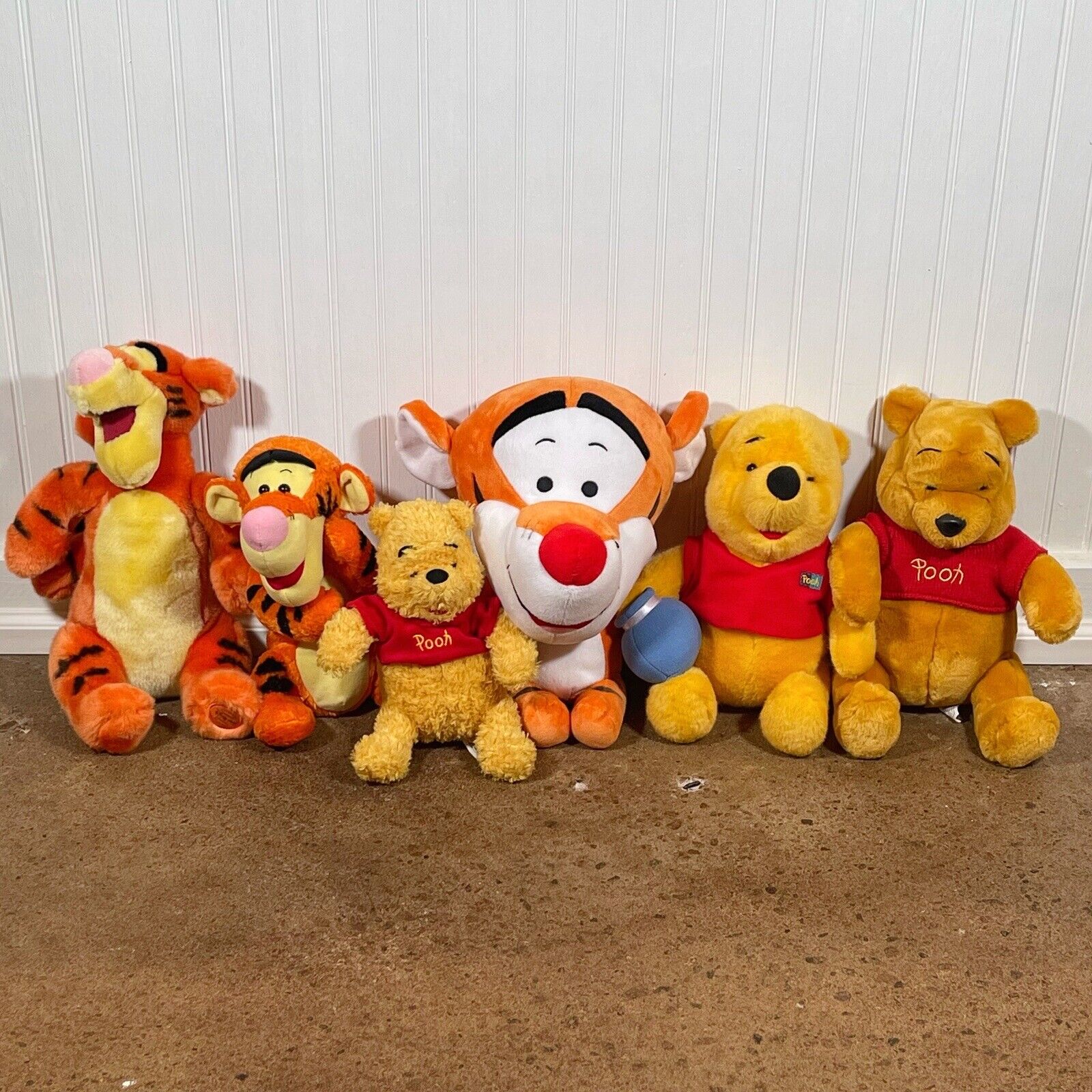 Disney Winnie The Pooh Tigger Plush LOT Stuffed Animal Mattel Fisher Price RARE