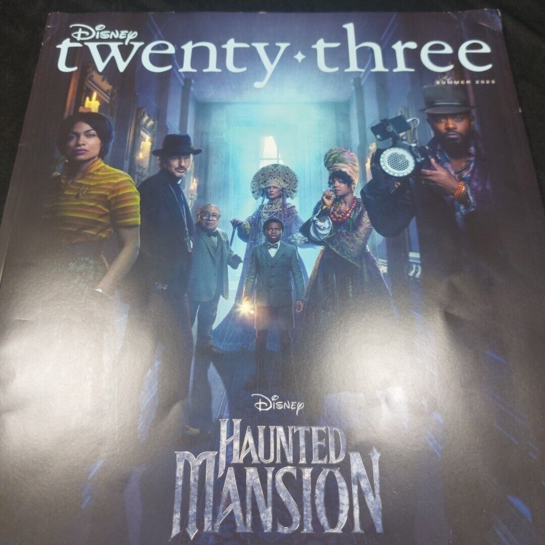 Disney Twenty-Three Magazine Summer 2023 Haunted Mansion Varient Cover 