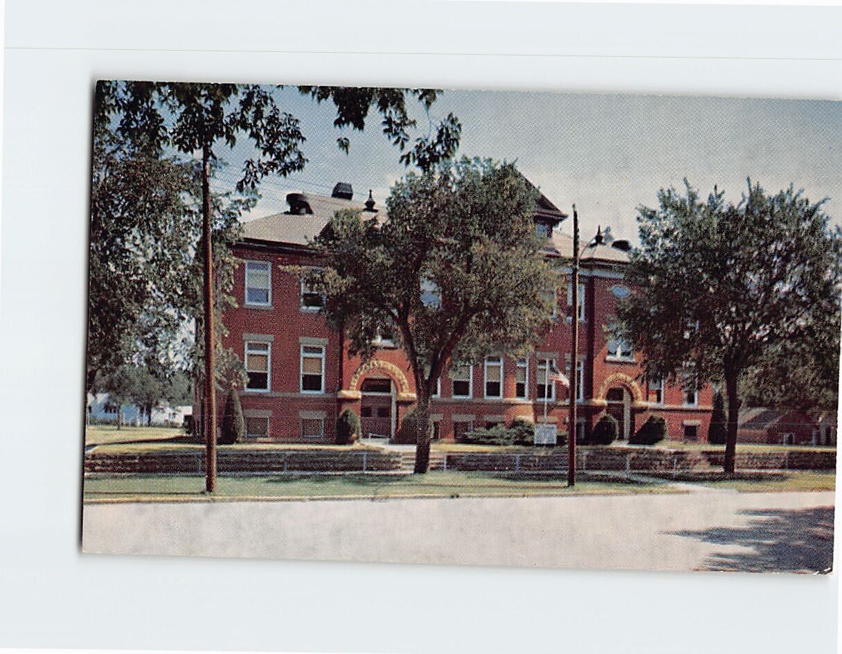 Postcard Junior High School at Abilene, Kansas