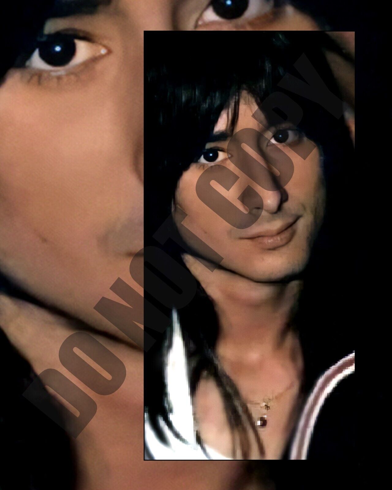 Steve Perry Of Journey Face Close-Up -C- 8x10 Photo