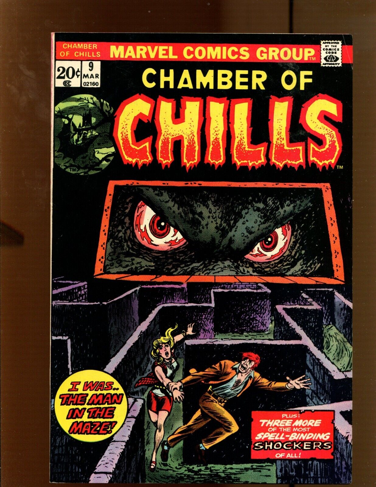 Chamber Of Chills #9 - The Man Who Changed (7.5) 1974 COMBINE SHIPPING