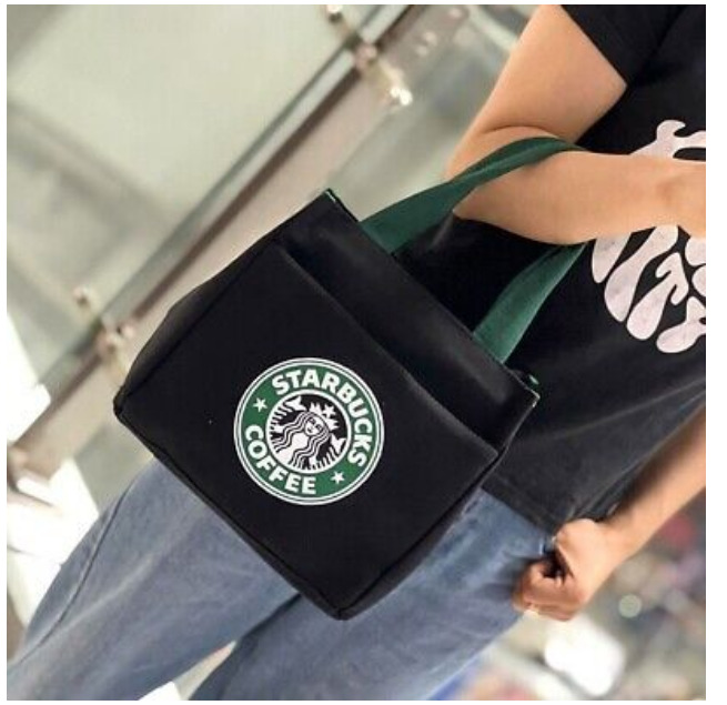 2023 Starbucks Canvas Bag Lunch box Bags Eco-friendlyGift  shopping Handbags！