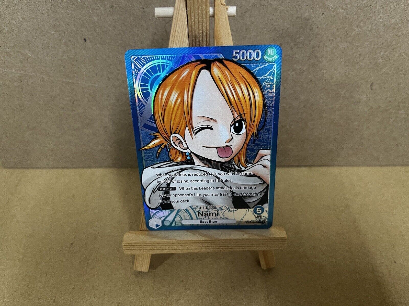 One Piece Altered Art Cust. Nami Leader