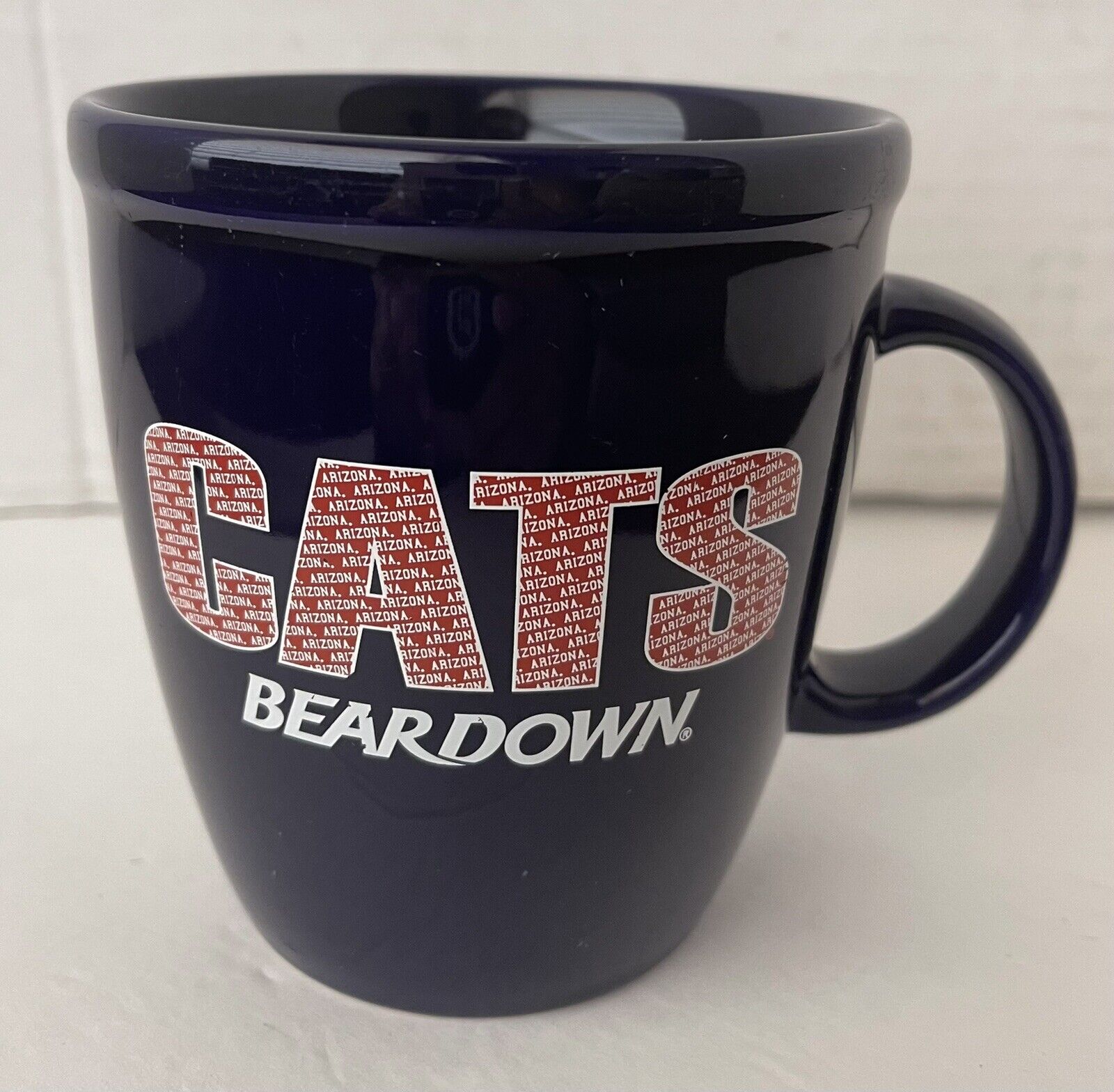 University of Arizona Cats Bear Down Mug Collectible Blue