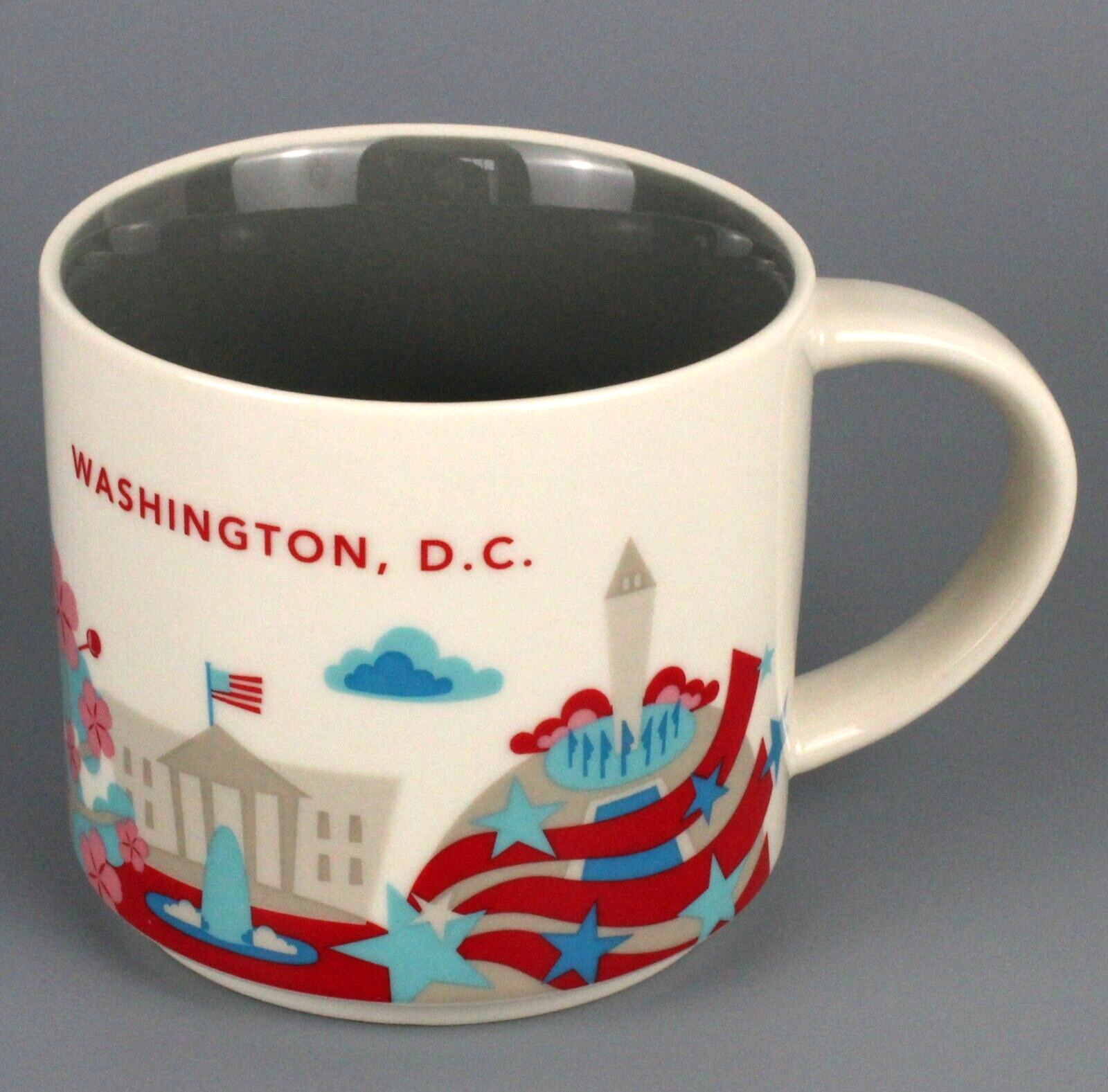 Starbucks WASHINGTON DC Coffee Mug 2014 You Are Here Collection 14 oz Cup