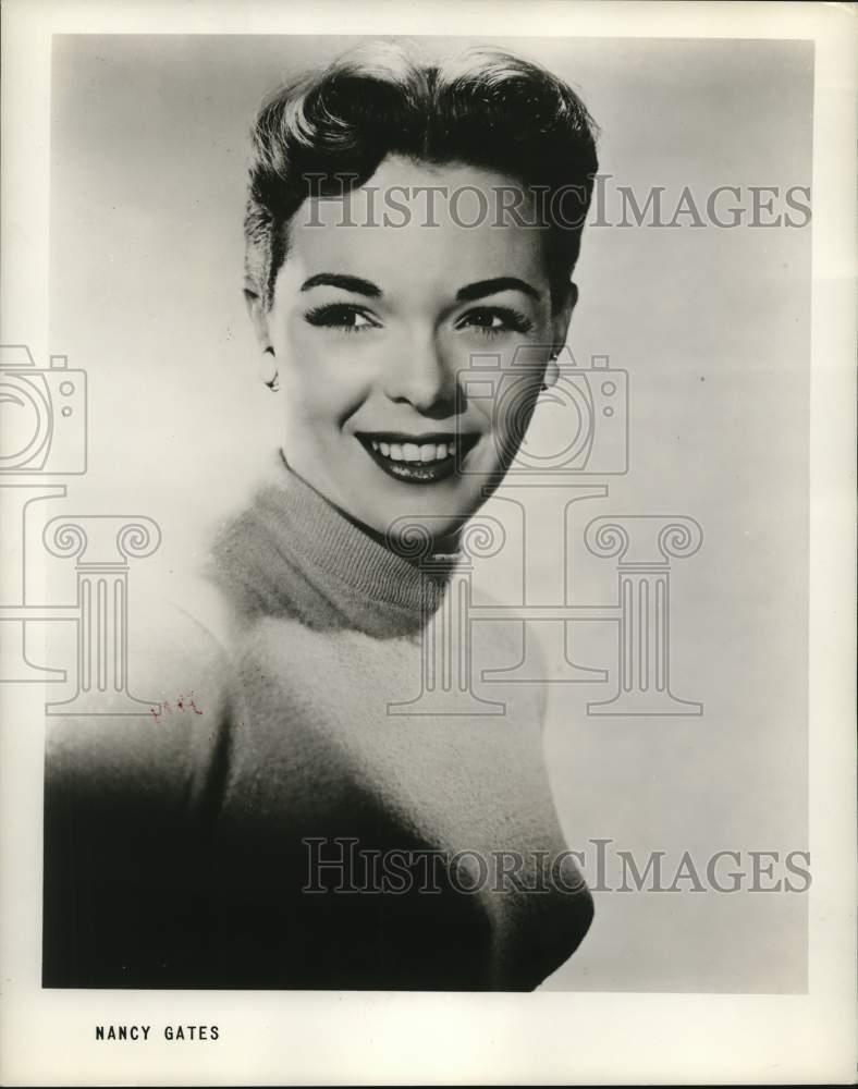 1955 Press Photo Actress Nancy Gates - hcp44553