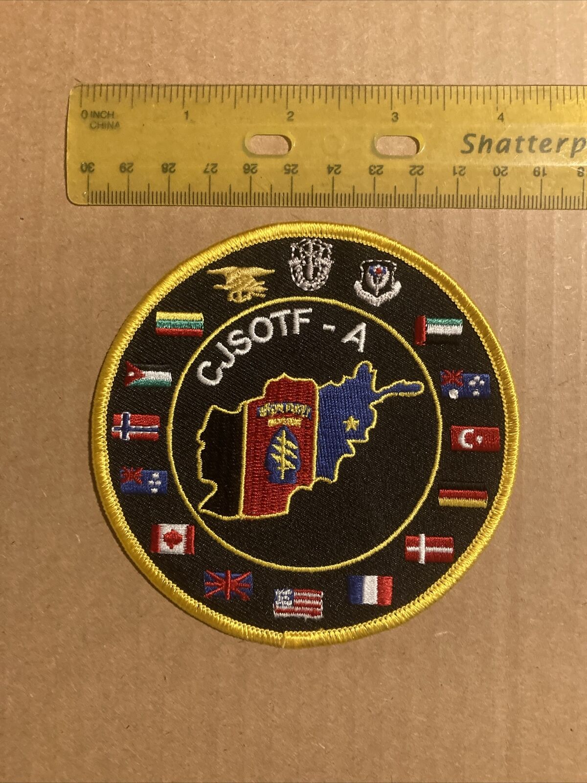 CJSOTF-A Afghanistan Military Patch New