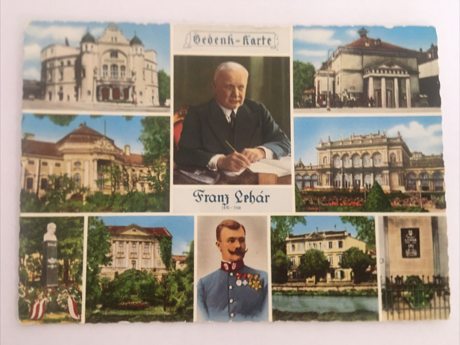Franz Lehar Wien Vienna Austria Postcard